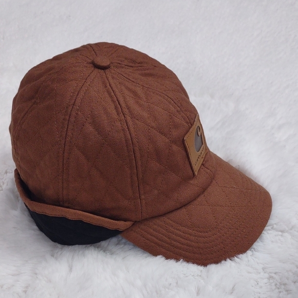 Carhartt Quilted Winter Hat With Ear Flaps - Picture 14 of 17